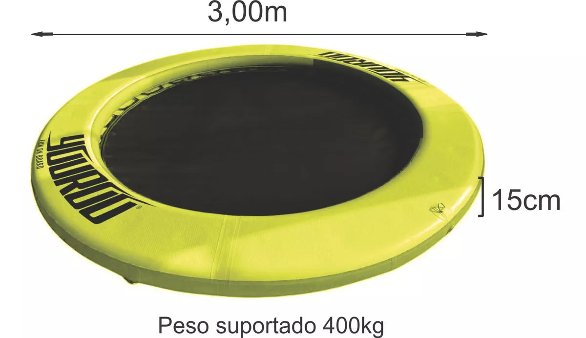Bote Boia Splash Deck Molhado Youroo+bomba Eletr. Lançamento