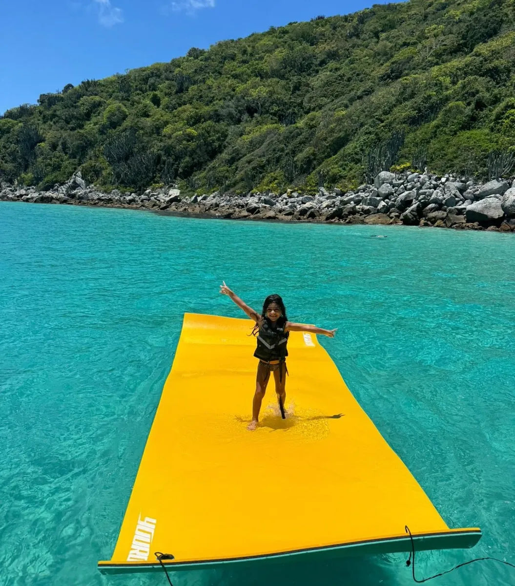 Tapete Flutuante Gigante Para Mar E Piscina Pronta Entrega