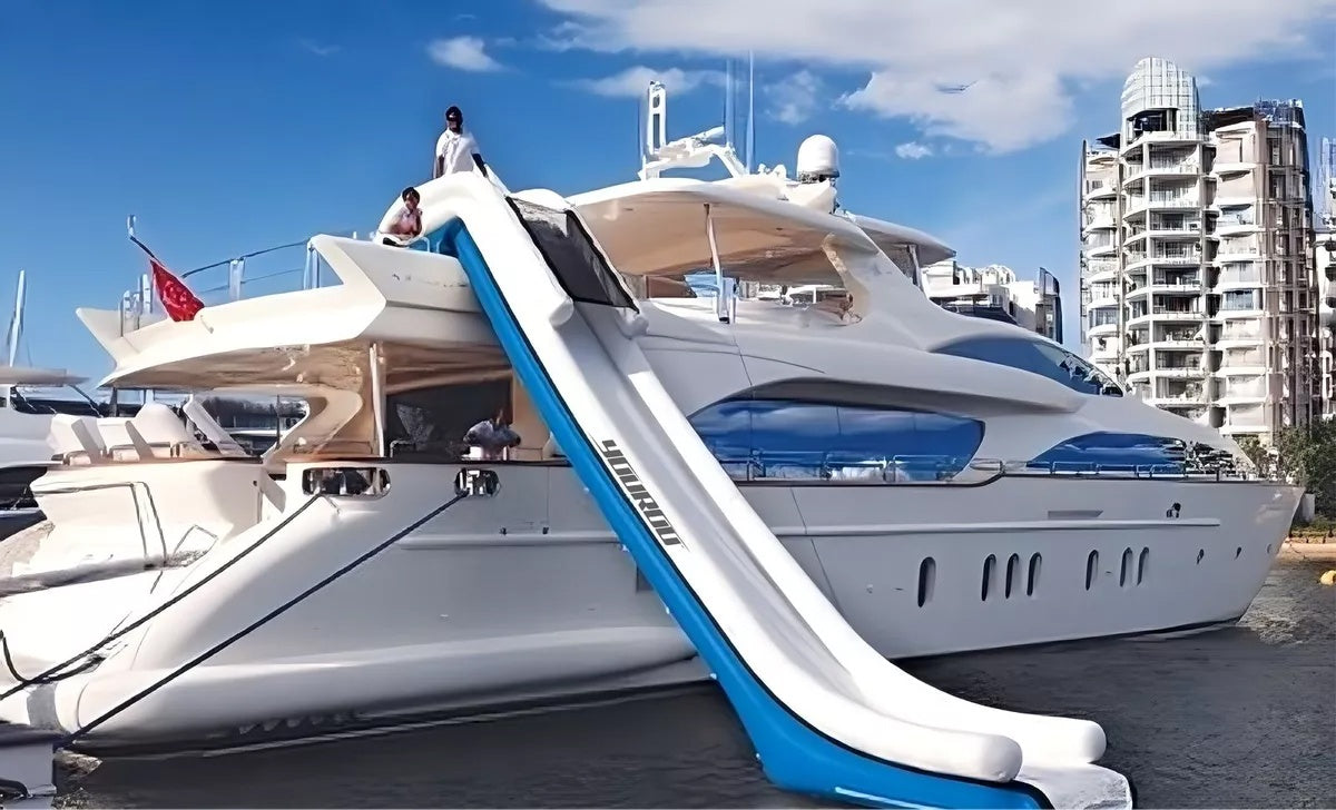 Escorregador Inflável Youroo Para Barcos + Bomba Elétrica