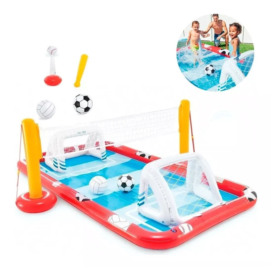 Piscina Playground Inflável Multi Esportes 470l 57147 Intex