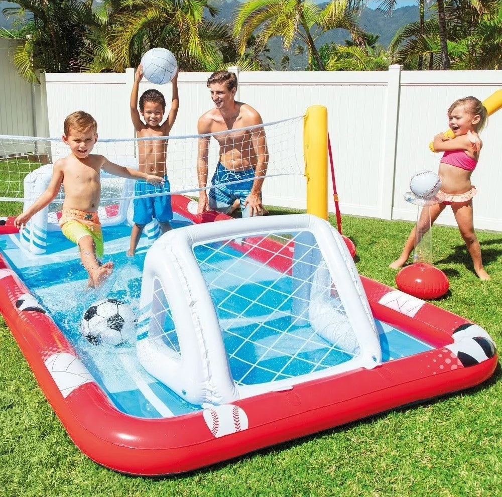 Piscina Playground Inflável Multi Esportes 470l 57147 Intex