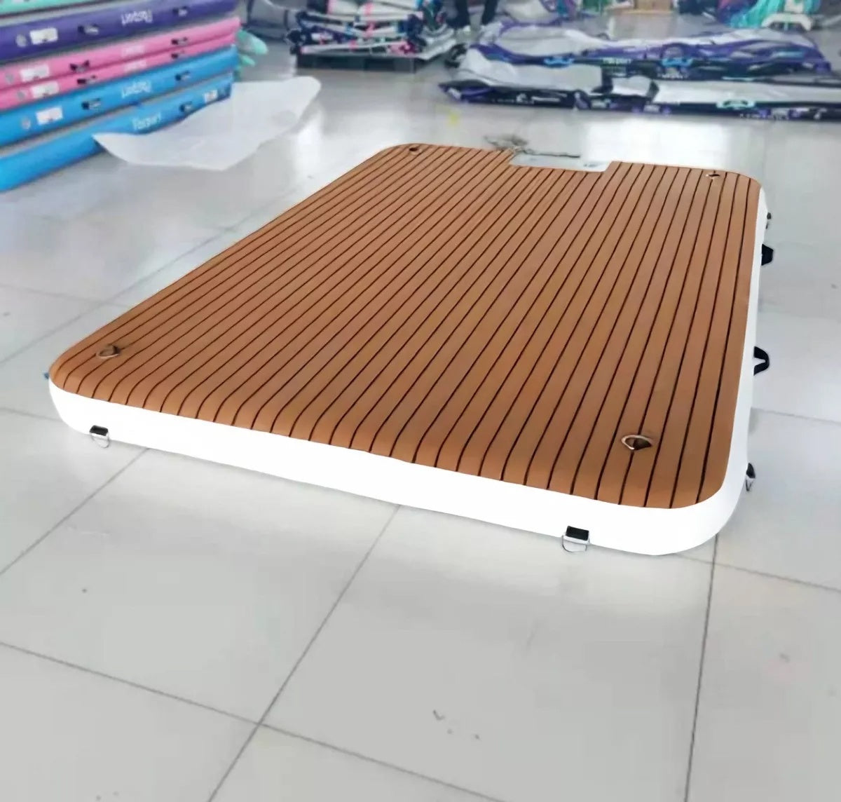 Plataforma Flutuante Inflável Youroo 3x2x20cm + Bomba