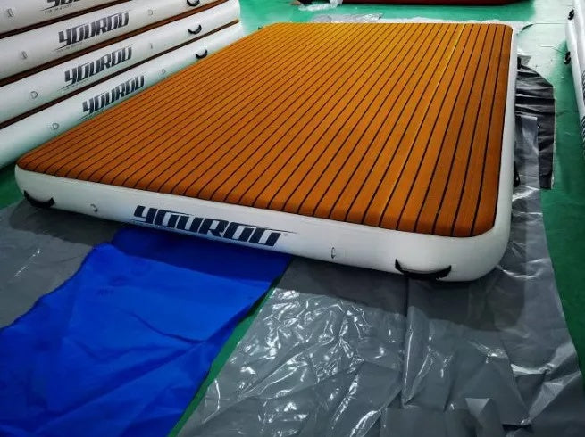 Plataforma Flutuante Inflável Youroo 4x3x20cm + Bomba