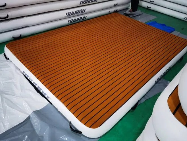 Plataforma Flutuante Inflável Youroo 4x3x20cm + Bomba