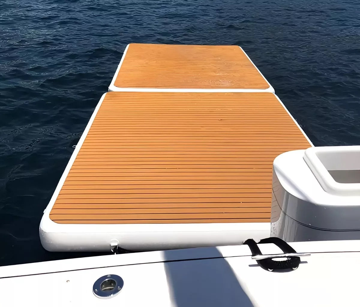 Plataforma Flutuante Inflável Youroo 4x3x20cm + Bomba