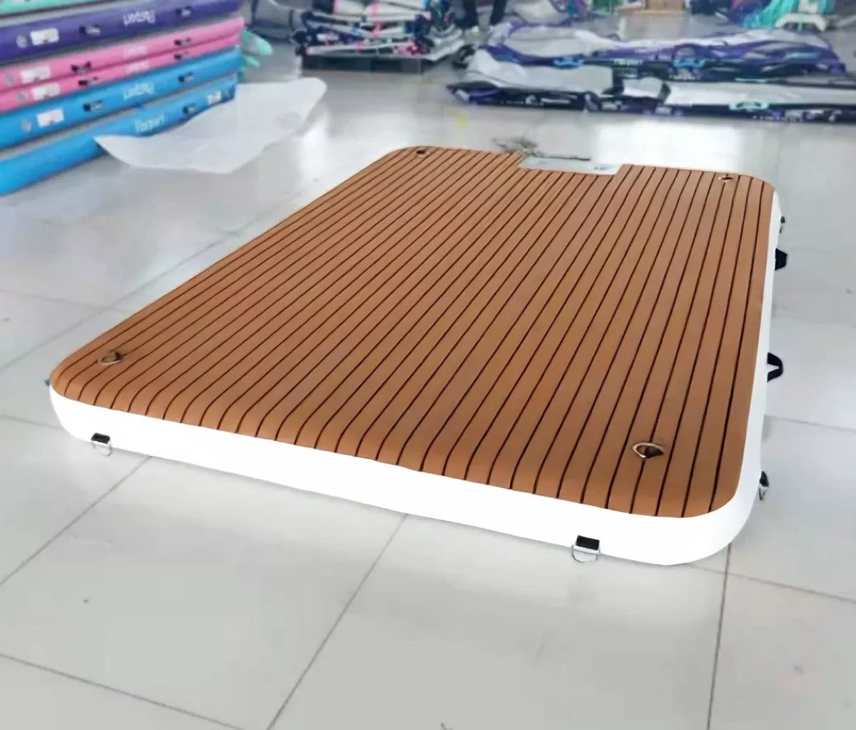 Plataforma Flutuante Inflável Youroo 4x3x20cm + Bomba