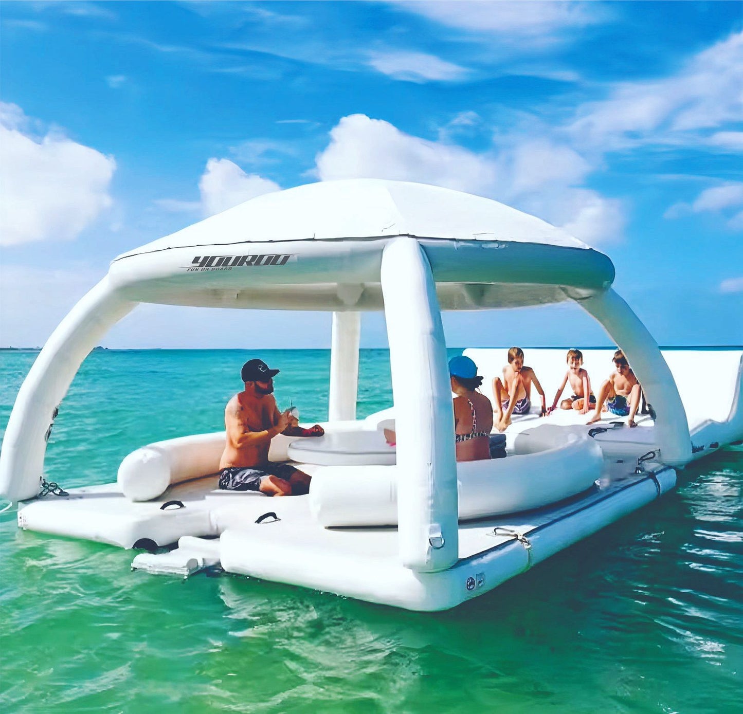 Oasis Youroo - A Nova Ilha Flutuante Inflável Do Mercado