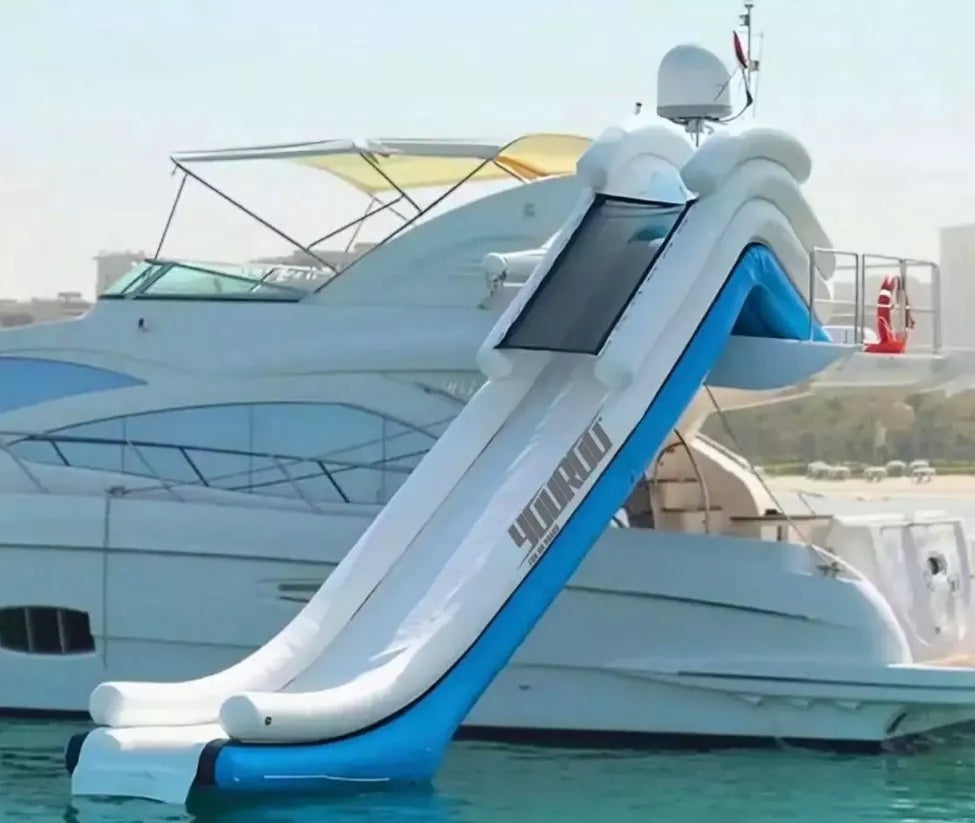 Escorregador inflável para barcos