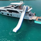 Escorregador inflável para barcos