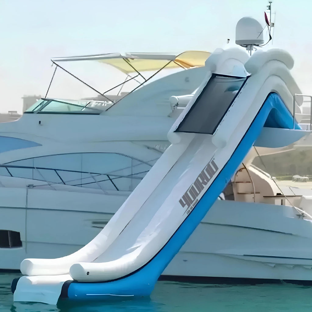Escorregador inflável para barcos