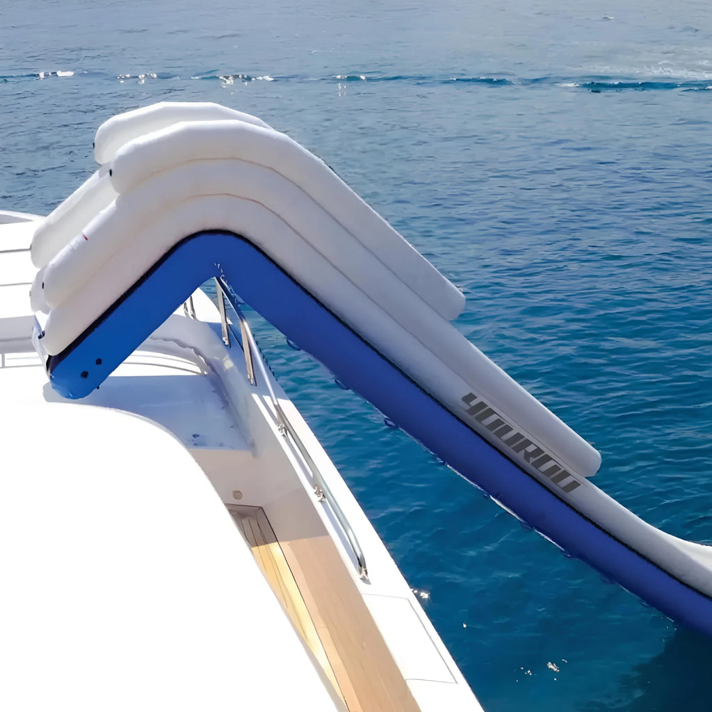 Escorregador inflável para barcos
