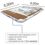 Piscina Flutuante Inflável