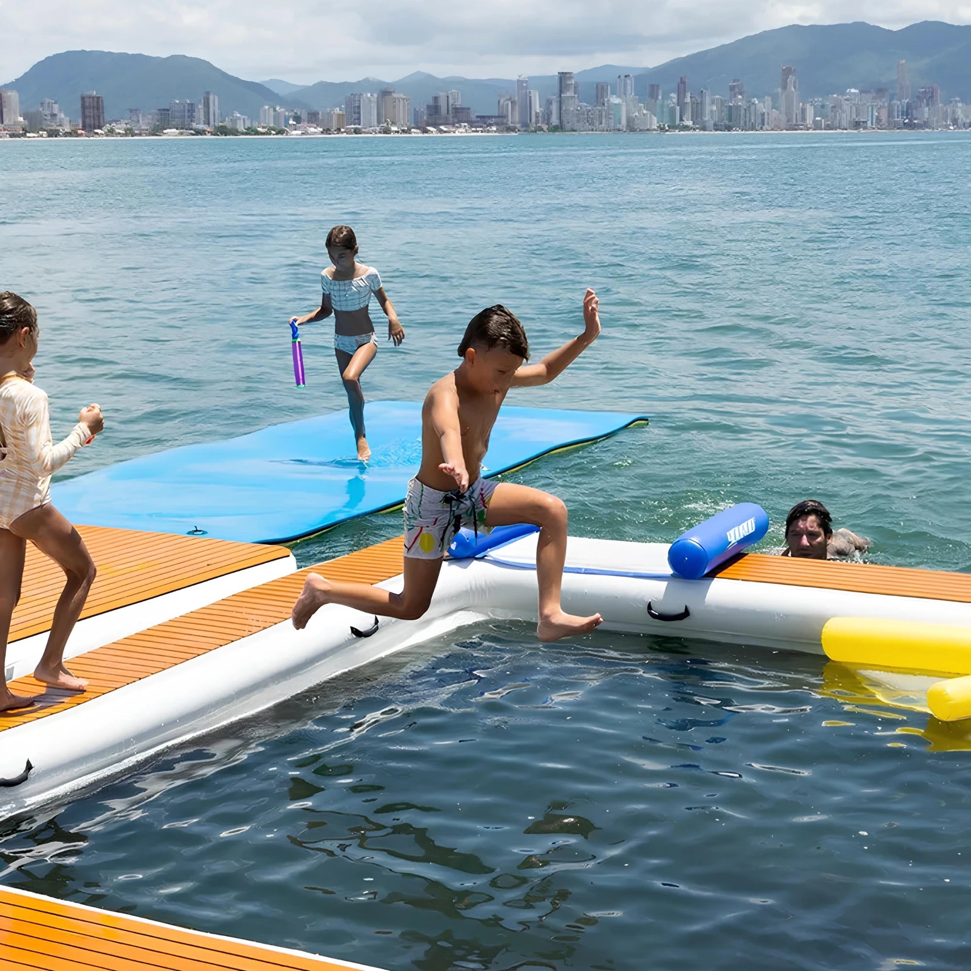 Piscina Flutuante Inflável