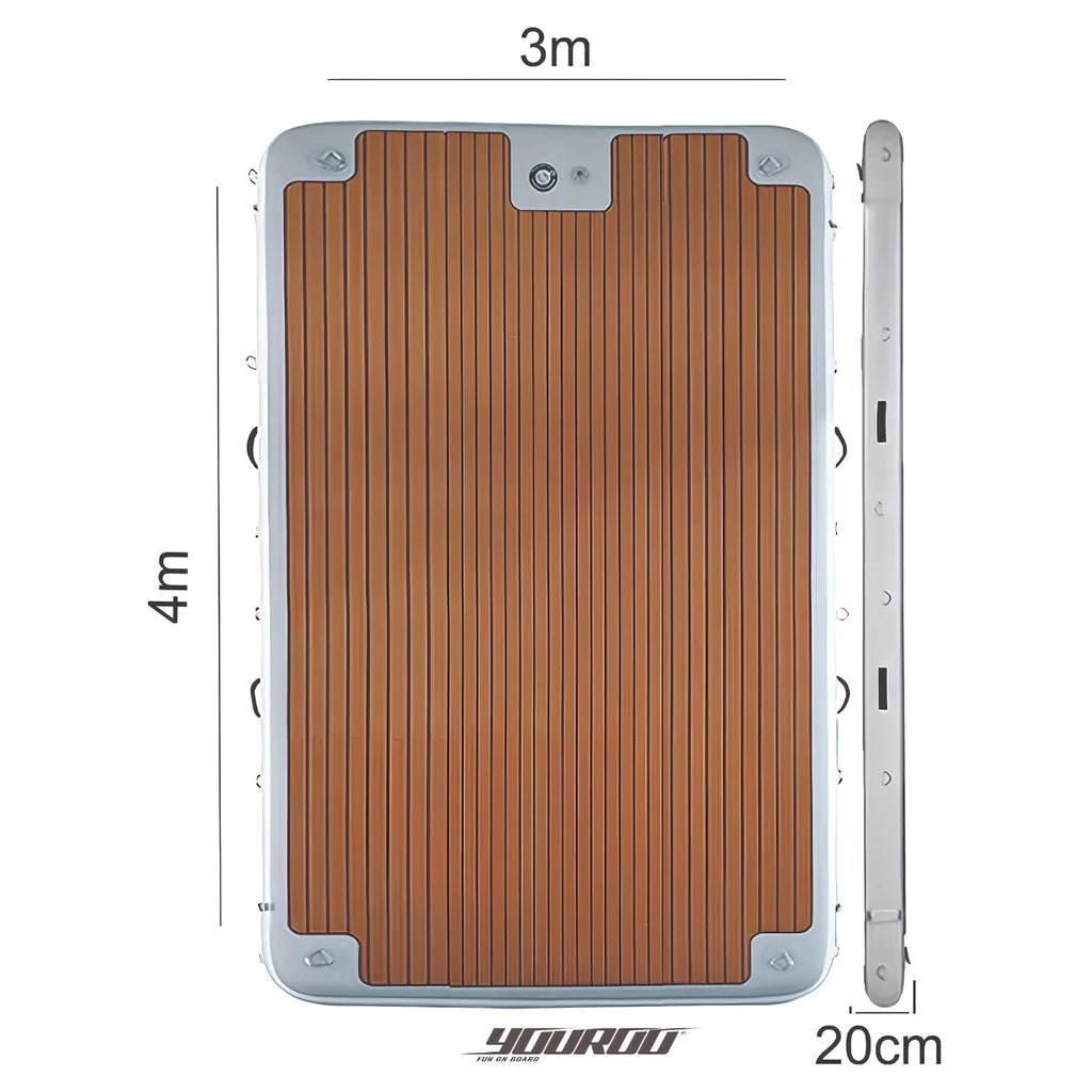 Plataforma Flutuante Inflável YouRoo 4x3m