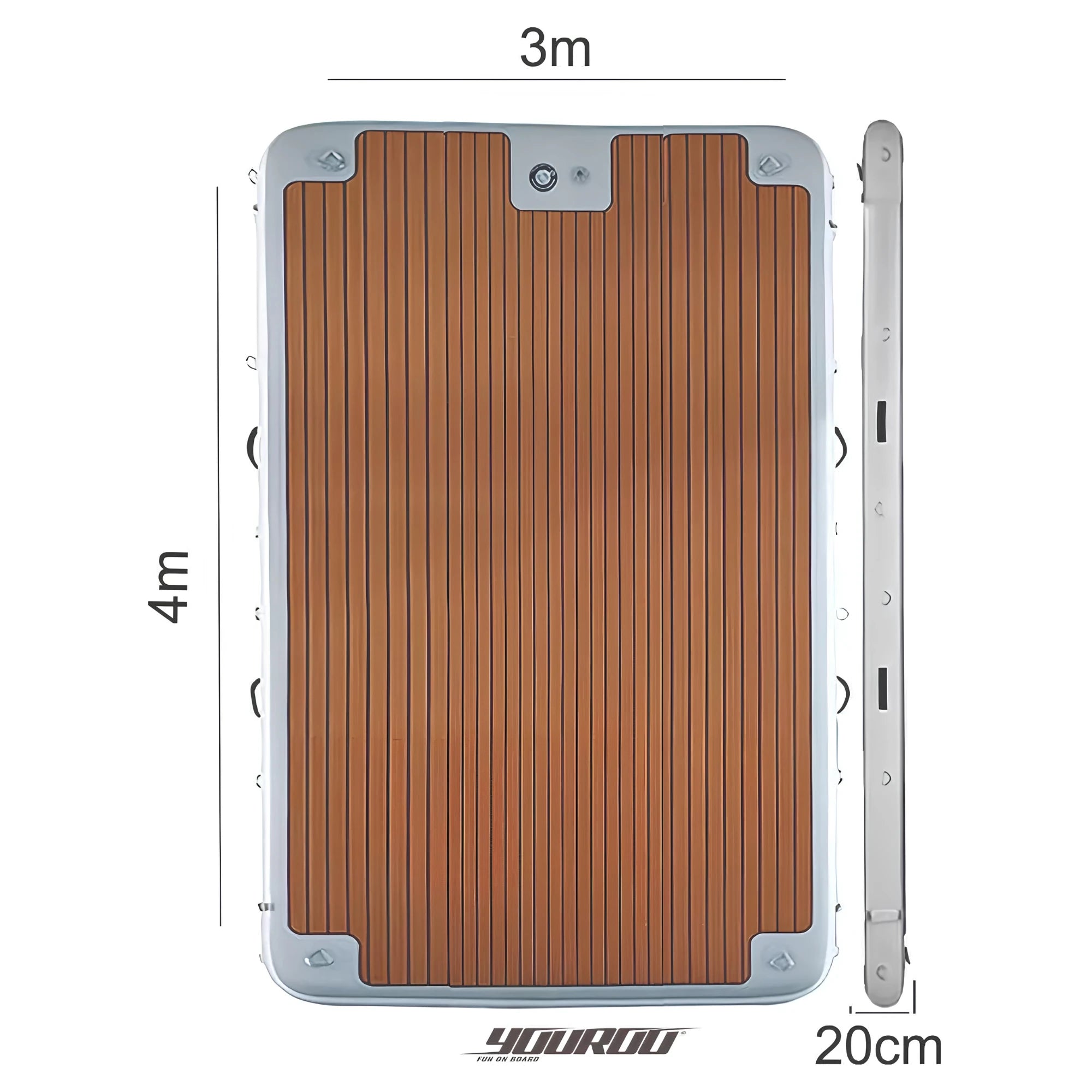 Plataforma Flutuante Inflável YouRoo 4x3m