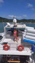 Escorregador inflável para barcos